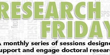 Research Fridays 29th April 2016 primary image