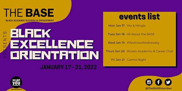 Black Excellence Orientation - Winter 2022