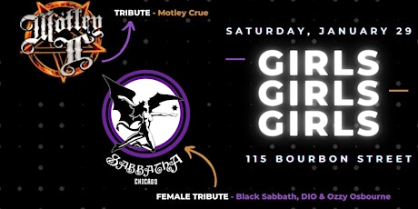 GIRLS, GIRLS, GIRLS! Motley II & Sabbatha Chicago tickets