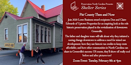 Shelter Series: Pitt County Then and Now tickets