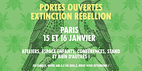 Portes Ouvertes Extinction Rebellion - Paris billets