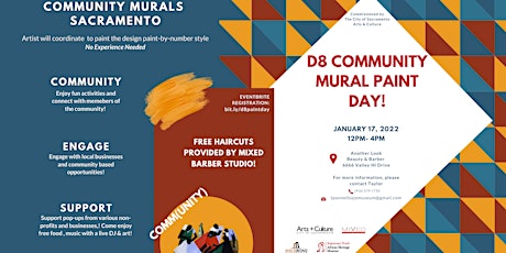 D8 Community Mural Paint Day! tickets