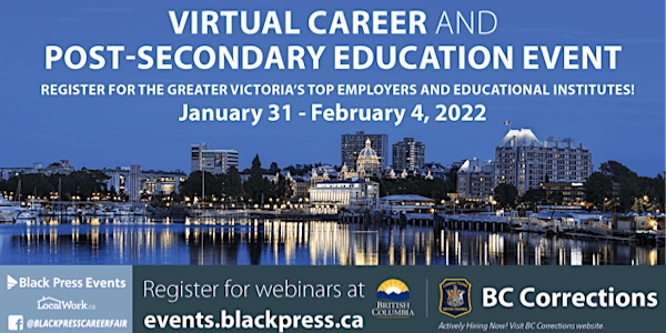 Greater Victoria Virtual Career & Post-Secondary Education Event