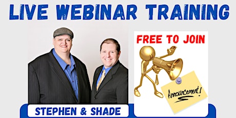 LIVE WEBINAR WITH STEPHEN & SHADE OF TSS! LEARN ABOUT TAX LIENS & TAX DEEDS tickets
