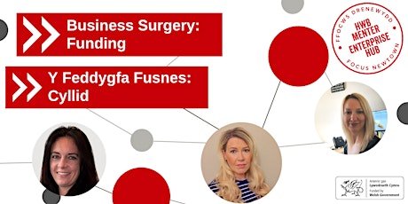 Business Surgery: Funding| Y Feddygfa Fusnes: Cyllid tickets