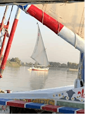 Sunset Boat Ride On The River Nile