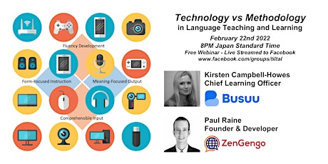 Technology vs Methodology in Language Teaching and Learning tickets