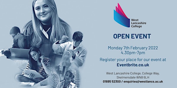 West Lancashire College Open Events