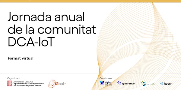 Jornada anual de la comunitat de la DCA d'Internet de les Coses (DCA-IoT)