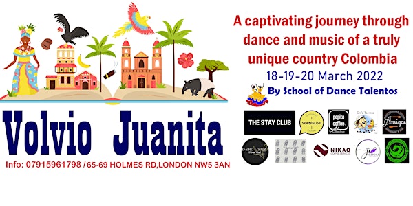 Volvio Juanita (20 March) 1pm to 3pm