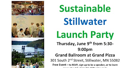 Sustainable Stillwater Launch Party primary image