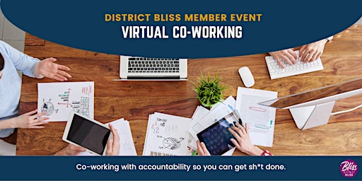 Virtual Co-Working with Accountability (Members-Only)