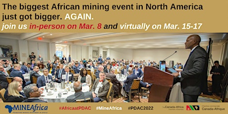 IN-PERSON - 23rd Mining Breakfast & 20th Investing in African Mining tickets