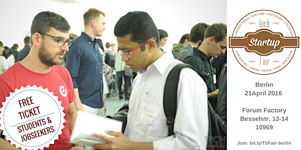Tech Startup Fair Berlin Spring 2016