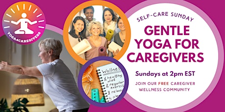 Gentle Yoga for Caregivers with Yoga4Caregivers Project bilhetes