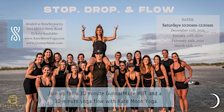 Stop. Drop & Flow with GunnarMade and Kate Moon Yoga: February 12th tickets