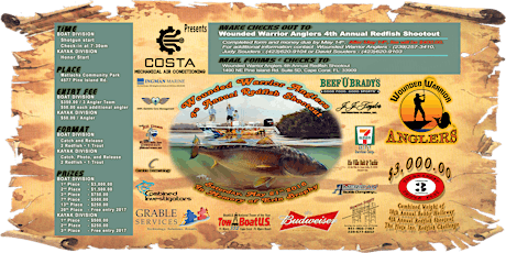 Costa Mechanical Air Conditioning presents the 4th Annual Redfish Shootout In Memory of Erin Brophy primary image