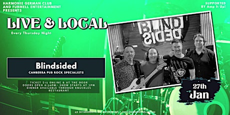 Live & Local Thursdays — Blindsided tickets