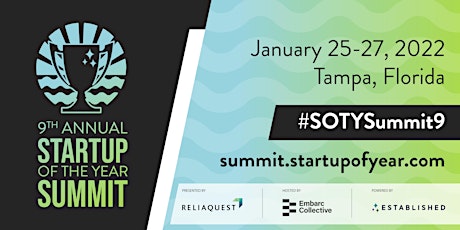 9th Annual Startup of the Year Summit & Awards tickets