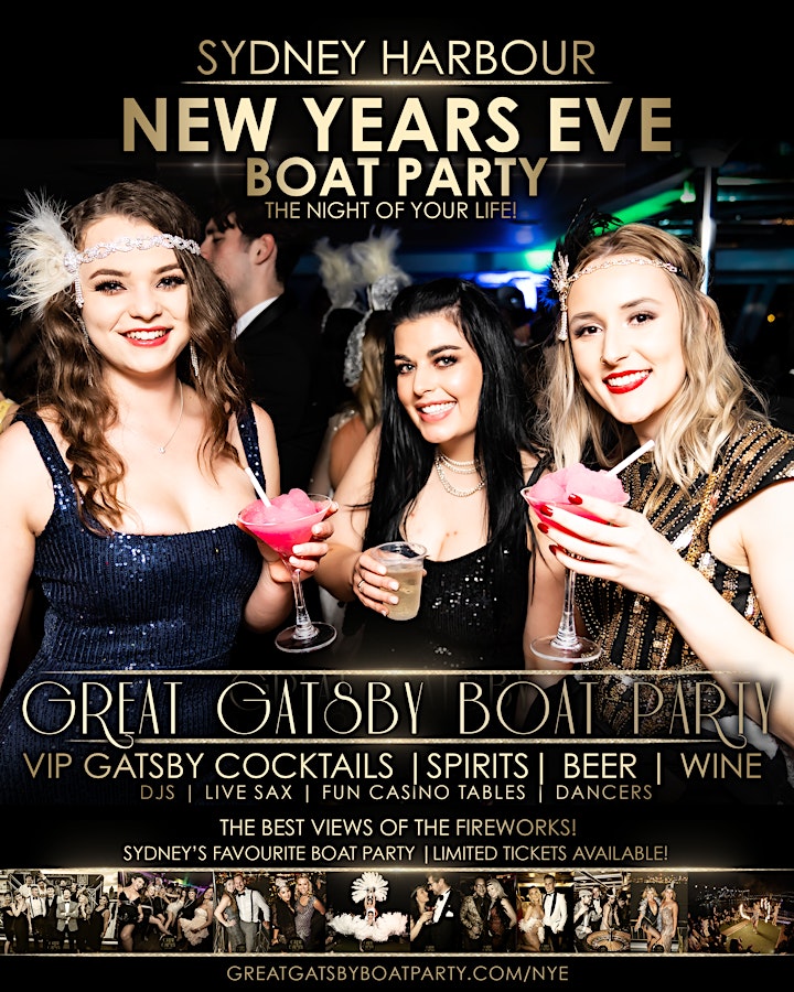
		New Years Eve Sydney | Great Gatsby Boat Party image
