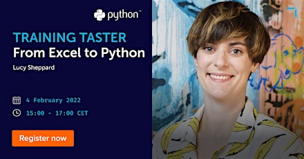 Free Training Taster: From Excel to Python tickets