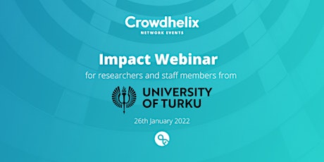 Crowdhelix Impact Webinar for University of Turku tickets