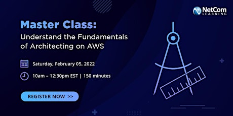 Master Class : Understand the Fundamentals of Architecting on AWS tickets