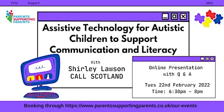 Assistive Tech for Autistic Children to support Communication & Literacy primary image