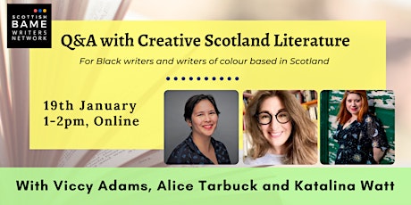 Q&A with Creative Scotland Literature tickets