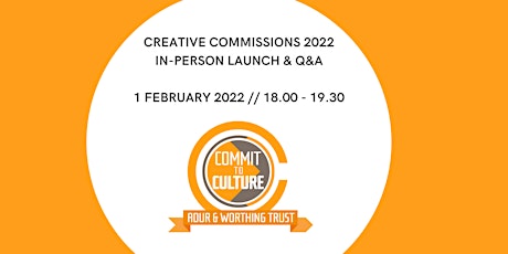 Creative Commissions 2022 In-Person Launch tickets