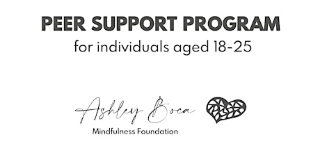 Peer Support Program (18-25 year olds) primary image
