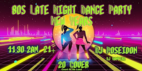 80s Late Night Dance Party New Years tickets