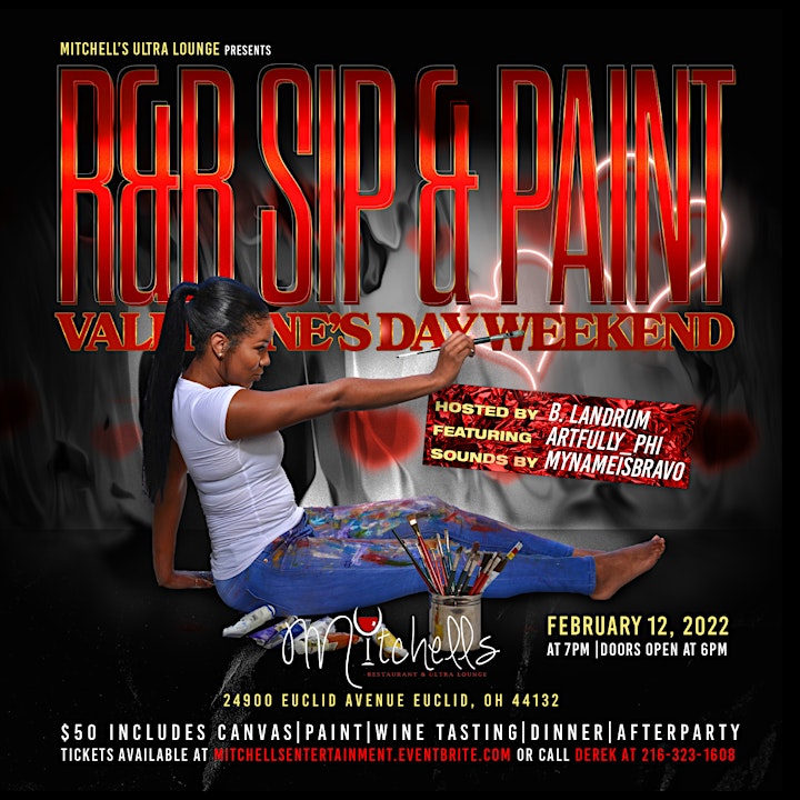 Mitchell's Ultra Lounge Presents... RnB Sip and Paint image