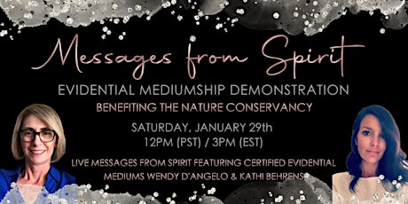 Messages From Spirit - Live Mediumship Demonstration for Charity tickets