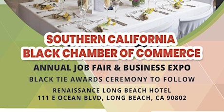 Job Fair & Business Expo Followed by Black Tie Awards Dinner