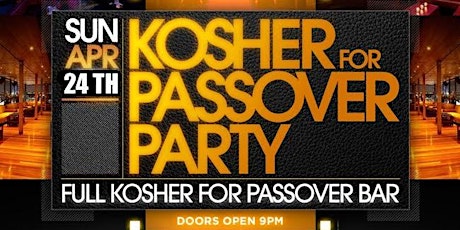 KOSHER FOR PASSOVER PARTY @ HUDSON TERRACE primary image