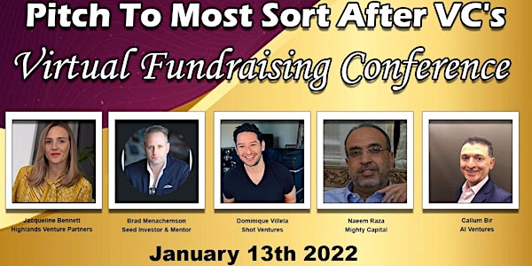 Pitch Startup To VCs - Virtual Fundraising Conference