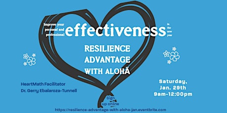 Resilience Advantage with AloHā tickets