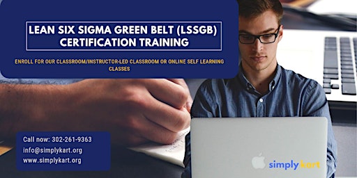 Lean Six Sigma  Green Belt Certification Training in  Brockville, ON
