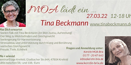 MOA lädt ein... Tina Beckmann Tickets