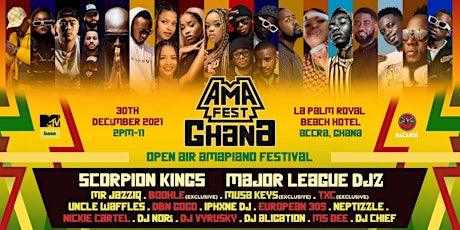 Imagen principal de AMA FEST GHANA 2021 - #AMAFEST - AMAPIANO FESTIVAL