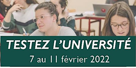 TESTEZ L'UNIVERSITÉ UCO Laval - 7 au 11 février 2022 billets