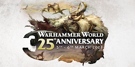 Warhammer World 25th Anniversary billets