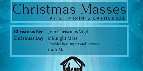 Christmas Masses at St Mirin's Cathedral primary image