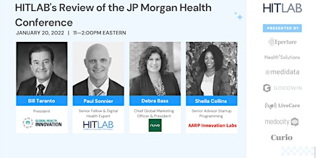 HITLAB January Symposium: Review of JP Morgan Health Conference 2022 bilhetes