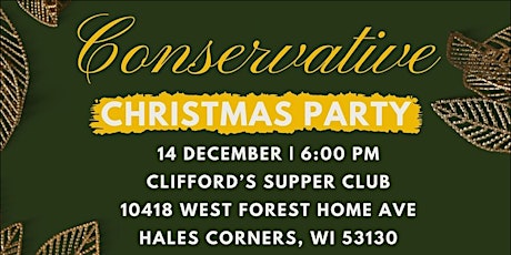 Conservative Christmas Party tickets