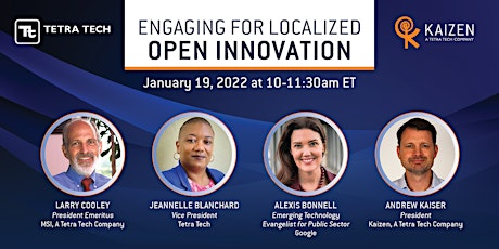 Engaging for Localized Open Innovation bilhetes