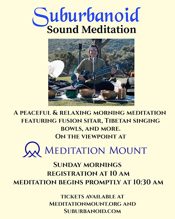 Sunday Morning  Sound Meditation with Suburbanoid  05-29-2022 image