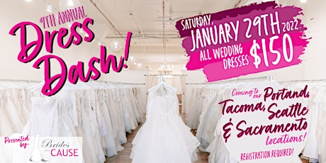 Hauptbild für Brides for a Cause "Dress Dash" Portland - January 29, 2022