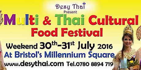 UK Multi & Thai Cultural Food Festival-Bristol primary image